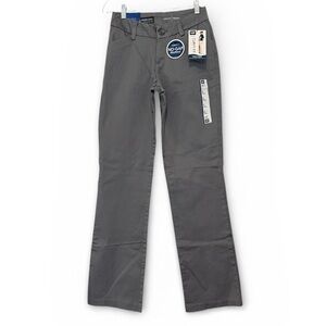 Lee Modern Series Curvy Fit Trousers Gray Women’s 2 Long Stretch NWT